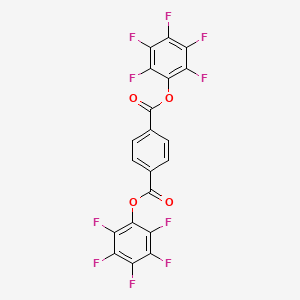 molecular formula C20H4F10O4 B1278465 1,4-Benzenedicarboxylic acid, bis(pentafluorophenyl) ester CAS No. 133921-07-0