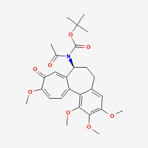 molecular formula C27H33NO8 B1278466 N-(tert-Butoxycarbonyl)colchicine 