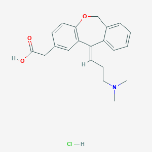 molecular formula C21H24ClNO3 B127847 (E)-Olopatadine Hydrochloride CAS No. 949141-22-4