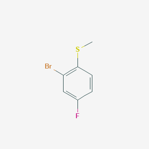 molecular formula C7H6BrFS B1278475 2-Bromo-4-fluorothioanisole CAS No. 91524-70-8