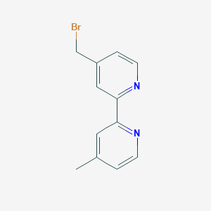 molecular formula C12H11BrN2 B1278481 4-(Bromomethyl)-4'-methyl-2,2'-bipyridine CAS No. 81998-05-2