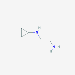 molecular formula C5H12N2 B1278487 N-(2-aminoethyl)cyclopropanamine CAS No. 62491-85-4