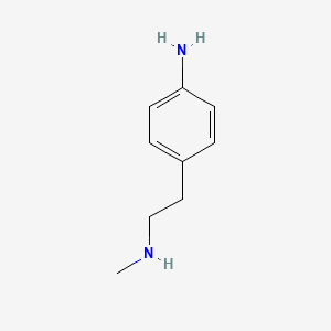 molecular formula C9H14N2 B1278489 4-[2-(Methylamino)ethyl]aniline CAS No. 32868-32-9