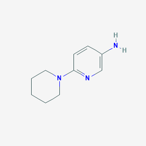 molecular formula C10H15N3 B1278495 6-(1-Piperidinyl)-3-pyridinamine CAS No. 55403-29-7