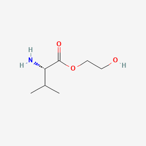 molecular formula C7H15NO3 B12784954 2-Hydroxyethyl L-valinate CAS No. 86150-60-9