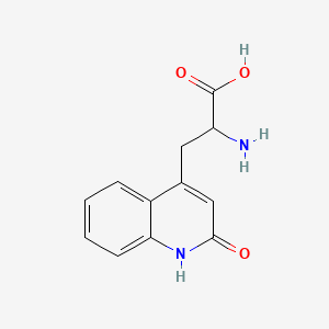 2-Amino-3-(2-oxo-1,2-dihydroquinolin-4-yl)propanoic acid