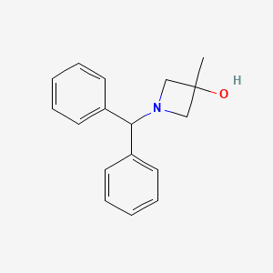 molecular formula C17H19NO B1278502 1-Benzhydryl-3-methylazetidin-3-ol CAS No. 40320-63-6