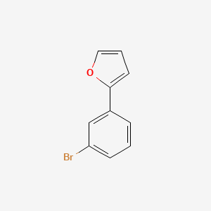 molecular formula C10H7BrO B1278507 2-(3-Bromophenyl)furan CAS No. 85553-51-1
