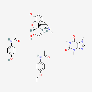 molecular formula C44H53N7O9 B12785152 Codamin P CAS No. 148159-40-4