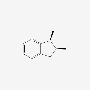molecular formula C11H14 B12785163 cis-1,2-Dimethylindane CAS No. 200426-03-5