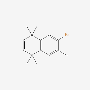 molecular formula C15H19B B1278518 6-Bromo-1,1,4,4,7-pentamethyl-1,4-dihydronaphthalene CAS No. 364626-67-5