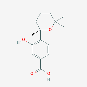 molecular formula C15H20O4 B12785187 Sydowic acid, (+)- CAS No. 120442-16-2