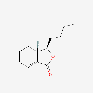 molecular formula C12H18O2 B12785205 Sedanolide, (3R,3aS)- CAS No. 2550-44-9