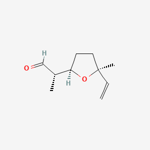 molecular formula C10H16O2 B12785245 (2S,2'R,5'S)-Lilac aldehyde CAS No. 53447-48-6
