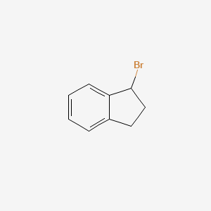 molecular formula C9H9B B1278528 1-bromo-2,3-dihydro-1H-indene CAS No. 24373-98-6