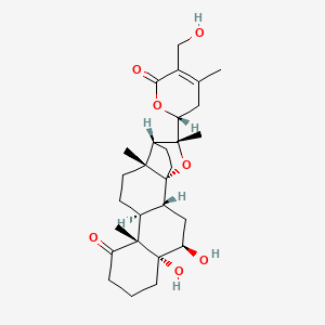 molecular formula C28H40O7 B12785329 Coagulin M CAS No. 220381-48-6