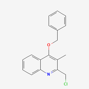 4-(Benzyloxy)-2-(chloromethyl)-3-methylquinoline