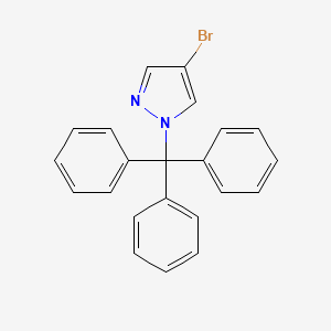 molecular formula C22H17BrN2 B1278548 4-Bromo-1-trityl-1H-pyrazole CAS No. 95162-14-4