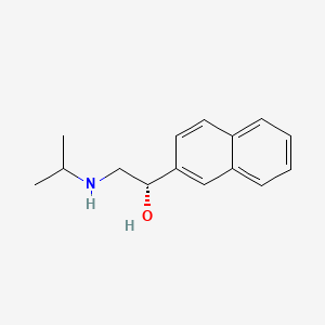 molecular formula C15H19NO B12785532 (+)-Pronethalol CAS No. 325-17-7