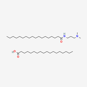 molecular formula C41H84N2O3 B12785574 Stearamidopropyl dimethylamine stearate CAS No. 127358-77-4