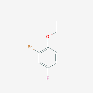 molecular formula C8H8BrFO B1278563 2-Bromo-1-ethoxy-4-fluorobenzene CAS No. 326-69-2