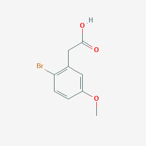 molecular formula C9H9BrO3 B1278567 2-(2-Bromo-5-methoxyphenyl)acetic acid CAS No. 86826-93-9