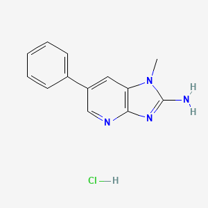 molecular formula C13H13ClN4 B12785897 PhIP.HCl CAS No. 271241-42-0