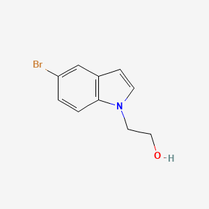 molecular formula C10H10BrNO B1278593 2-(5-Bromo-1H-indol-1-yl)ethanol CAS No. 148366-28-3