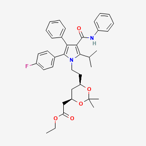 molecular formula C38H43FN2O5 B12785962 Ryw6GR2ysq CAS No. 616201-27-5