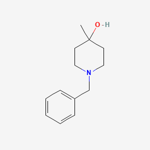 molecular formula C13H19NO B1278600 1-Benzyl-4-methylpiperidin-4-ol CAS No. 3970-66-9