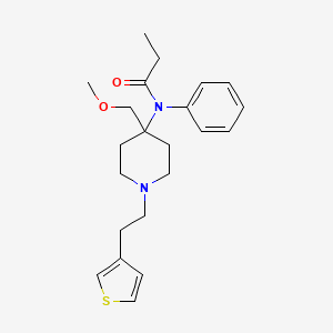 molecular formula C22H30N2O2S B12786004 VH9A5Rhm82 CAS No. 79146-60-4