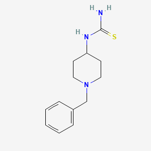 molecular formula C13H19N3S B1278608 (1-Benzylpiperidin-4-yl)thiourea CAS No. 196199-56-1