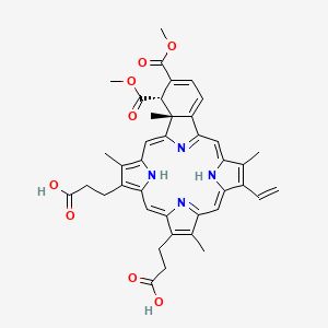 molecular formula C40H40N4O8 B12786105 Bpd-DA CAS No. 121310-58-5