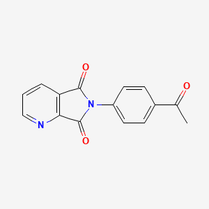 5H-Pyrrolo[3,4-b]pyridine-5,7(6H)-dione, 6-(4-acetylphenyl)-
