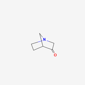 molecular formula C6H9NO B1278618 1-Azabicyclo[2.2.1]heptan-3-one CAS No. 21472-89-9