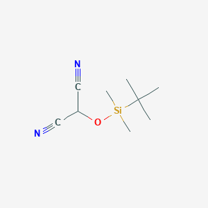 molecular formula C9H16N2OSi B1278622 (tert-Butyldimethylsilyloxy)malononitrile CAS No. 128302-78-3