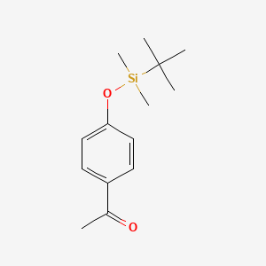 B1278625 Ethanone, 1-[4-[[(1,1-dimethylethyl)dimethylsilyl]oxy]phenyl]- CAS No. 149683-53-4