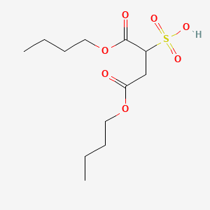 molecular formula C12H22O7S B12786315 Dibutyl sulfosuccinate CAS No. 120-96-7