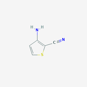 molecular formula C5H4N2S B1278636 3-Aminothiophene-2-carbonitrile CAS No. 56489-05-5