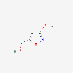 molecular formula C5H7NO3 B1278646 (3-Methoxy-1,2-oxazol-5-yl)methanol CAS No. 35166-36-0