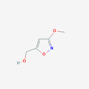 molecular formula C5H7NO3 B1278646 3-Methoxy-5-hydroxymethylisoxazole CAS No. 35166-36-0