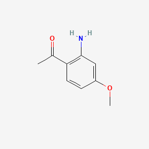 molecular formula C9H11NO2 B1278650 1-(2-氨基-4-甲氧基苯基)乙酮 CAS No. 42465-53-2