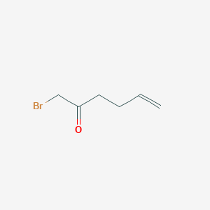 molecular formula C6H9BrO B1278651 1-溴己-5-烯-2-酮 CAS No. 145967-22-2