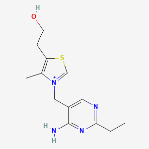 molecular formula C13H19N4OS+ B12786523 Ethylthiamine CAS No. 10593-44-9