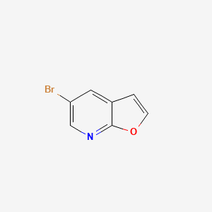 molecular formula C7H4BrNO B1278655 5-Bromofuro[2,3-b]pyridine CAS No. 220957-39-1