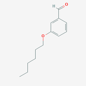 molecular formula C13H18O2 B1278659 3-(Hexyloxy)benzaldehyde CAS No. 24083-09-8