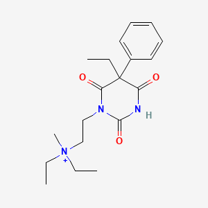 molecular formula C19H28N3O3+ B12786593 Barbetonium CAS No. 698336-41-3