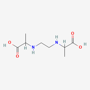 molecular formula C8H16N2O4 B12786773 N-(2-((1-Carboxyethyl)amino)ethyl)alanine CAS No. 6951-95-7