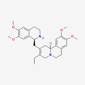 molecular formula C29H38N2O4 B12786775 Dehydroisoemetine, (+/-)- CAS No. 66899-87-4