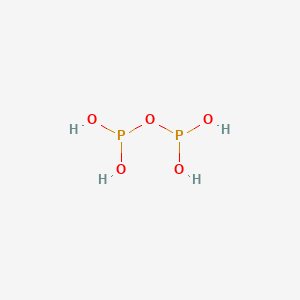 molecular formula H4O5P2 B12786805 Pyrophosphorous acid CAS No. 13445-56-2
